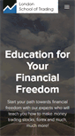 Mobile Screenshot of londonschooloftrading.com